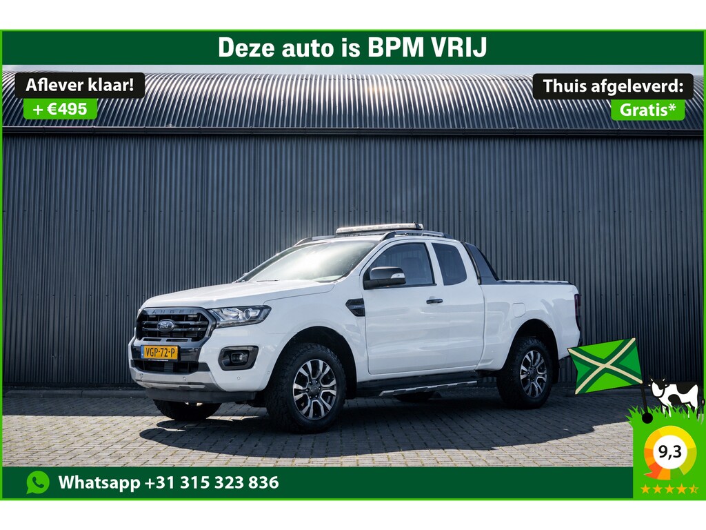Ford Ranger 2.0 EcoBlue 4x4 | Wildtrak | 213PK | 1e Eigenaar | Camera | Cruise | 3.5T Trekgewicht | Automaat | Euro 6
