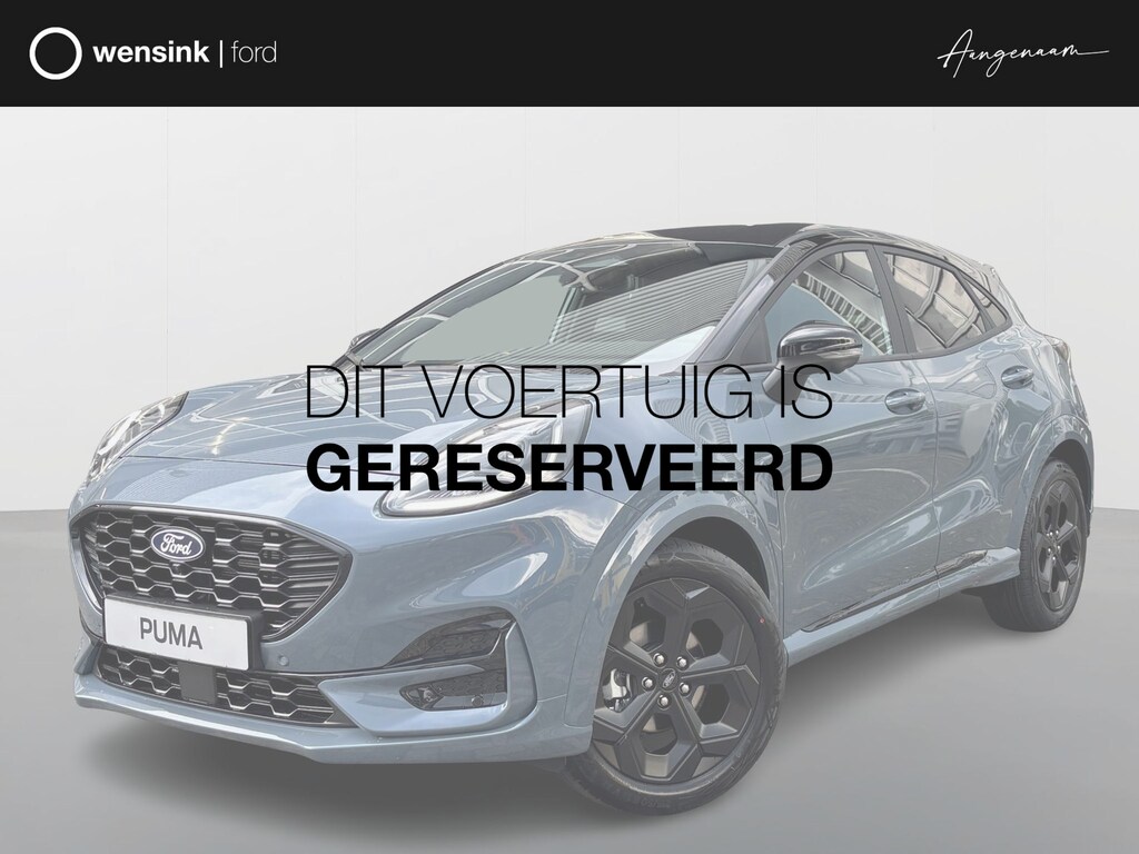 Ford Puma 1.0 EcoBoost Hybrid BlueCruise Edition Autopilot | 360 Parkeercamera | Elektr. achterklep | B&O | Stoelverwarming | Adaptive Cruise Control | Metallic lak | 18" LMV