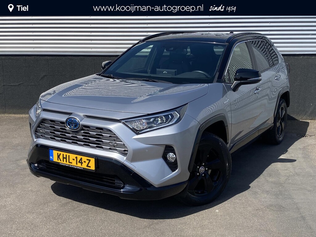 Toyota RAV4 2.5 Hybrid AWD Bi-Tone Navigatie, Apple CarPlay/Android Auto, PDC v&a, keyless, JBL audio, elektr. achterklep