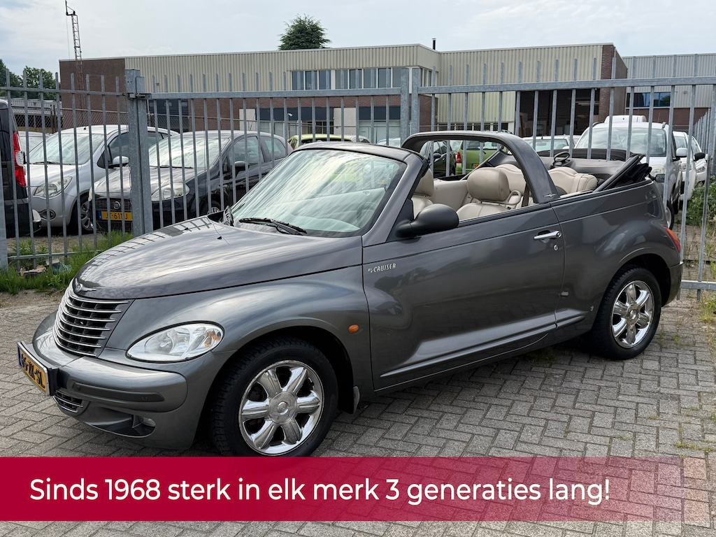 Chrysler PT Cruiser Cabrio 2.4i Limited AUTOMAAT! AIRCO l CRUISE l PDC V+A l Chrome LMV l LEER l STOELVERWARMING l TOPSTAAT!
