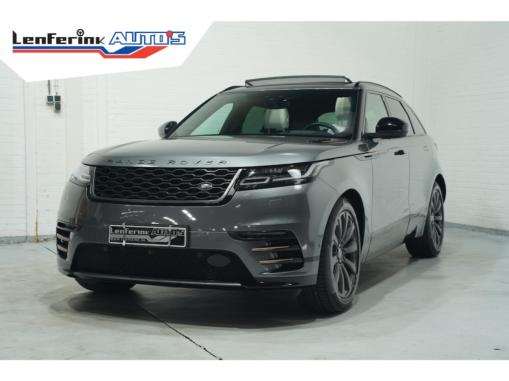 Land Rover Range Rover Velar 300D 3.0 V6 D300 R-Dynamic R-Dynamic Luchtvering stoelen electrisch bedienbaar L-memory private-glas HUD electrische achterklep zwarte-dakhemel  PDC v+a Matrix-verlichting ACC 20"-lmv keyless  acces/start Pano-dak 360-camera Digi-cockpit stoel/stuurverwarming Meridian-soundsystem