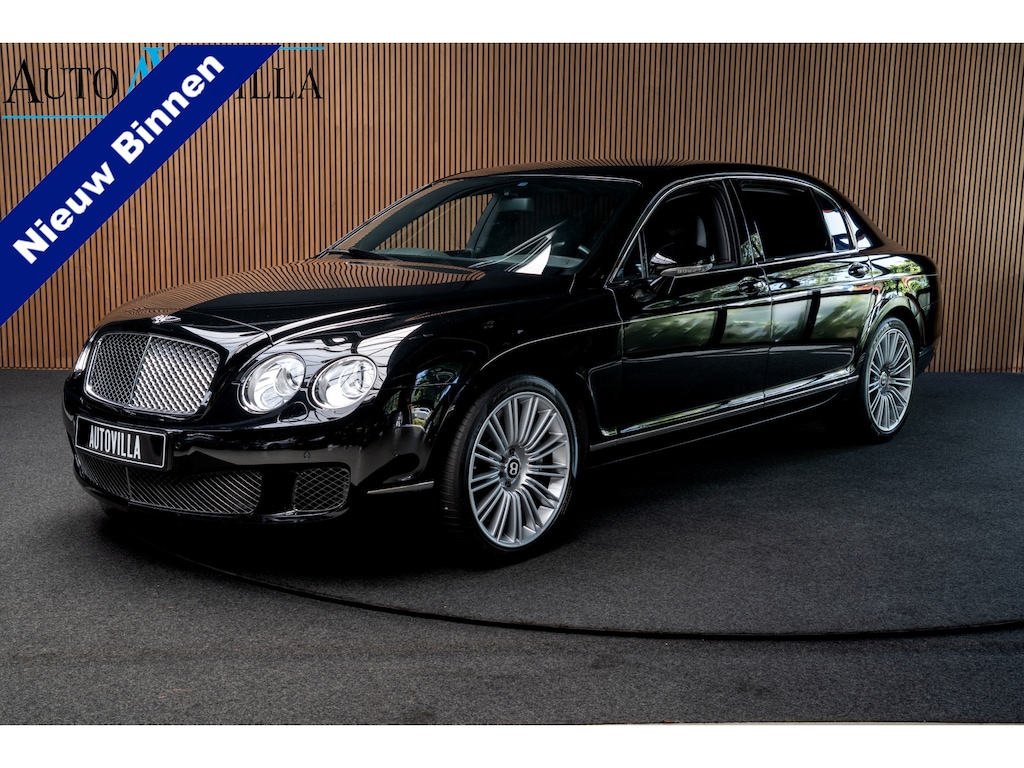 Bentley Continental Flying Spur 6.0 W12 Speed Leer Navi Naim Memory seats Massage Elektr. achterklep Softclose Climate voor & achter Stoelverwarming voor & achter PDC Niveau regeling LM velgen