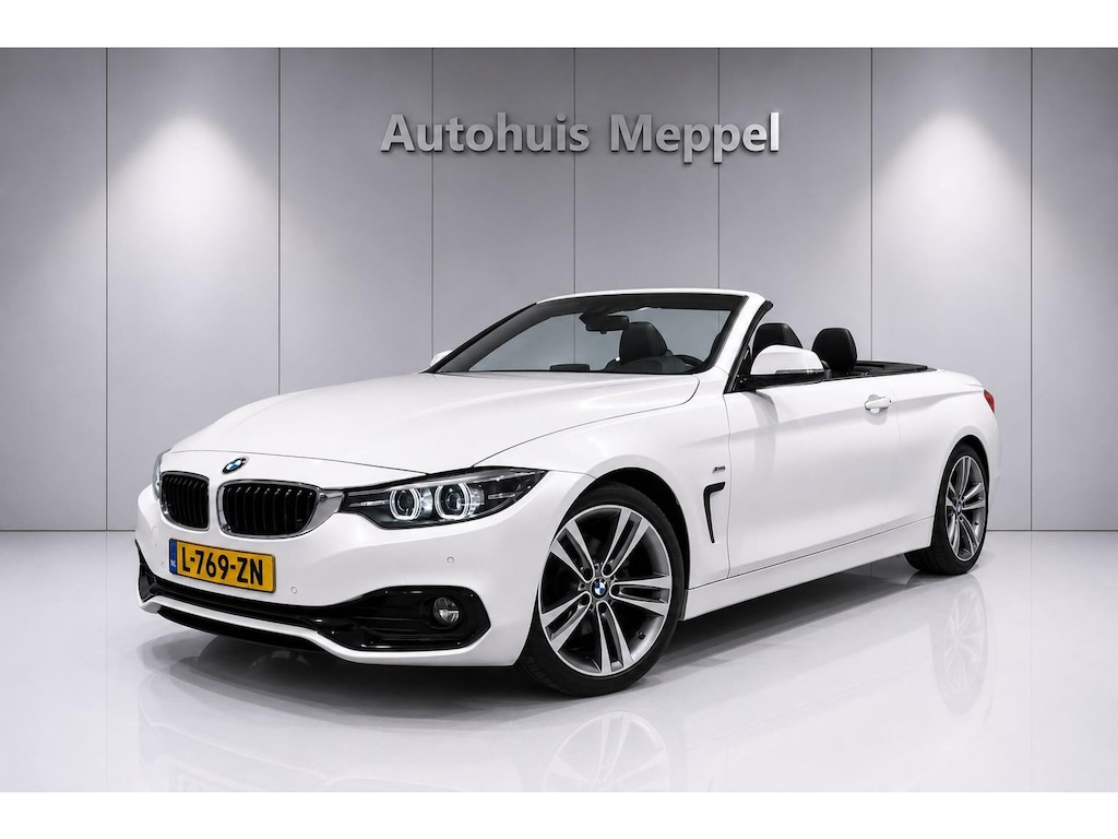 BMW 4-Serie 420i Cabrio Sport-Line*H/kSound*Nekverwarmer*Navi*LED*PDC