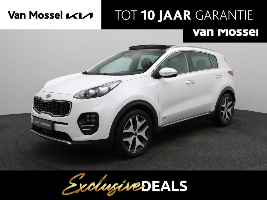 Kia Sportage 1.6 T-GDI 4WD GT-Line PlusLine | Opendak | Clima | Stoel verkoeling | Automaat | 1600 kg trekgewicht | Elektr. Achterklep |