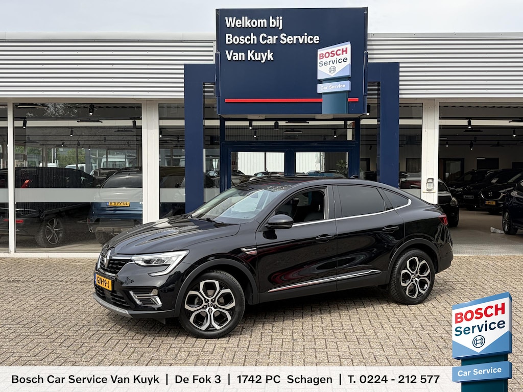 Renault Arkana 1.3 TCe 140 / Automaat / Adaptieve Cruise-Control / Stoel-/Stuurverwarming / Elektr.-Stoelen / Apple-Carplay & Android-Auto / Draadloze-Telefoonlader / Dodehoek-Detectie / Keyless / LED / Climate-Control / DAB Radio-Bluetooth / Navi / PDC V+A / Camera / 18'' LMV / All-Season / ENZ.