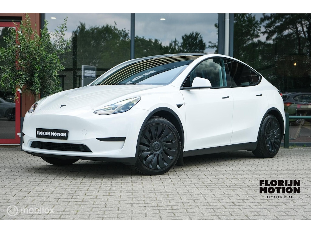 Tesla Model Y RWD 58 kWh | Autopilot 3.0 Ryzen | Stoel en stuurwielverw. | 1e eigenaar | Premium interieur | Pearl White | Spoiler | LFP batterij | SOH 93%