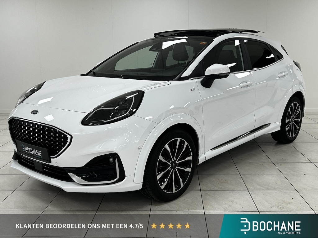 Ford Puma 1.0 EcoBoost 155 Hybrid ST-Line Vignale | PANO | TREKHAAK | LEDER |