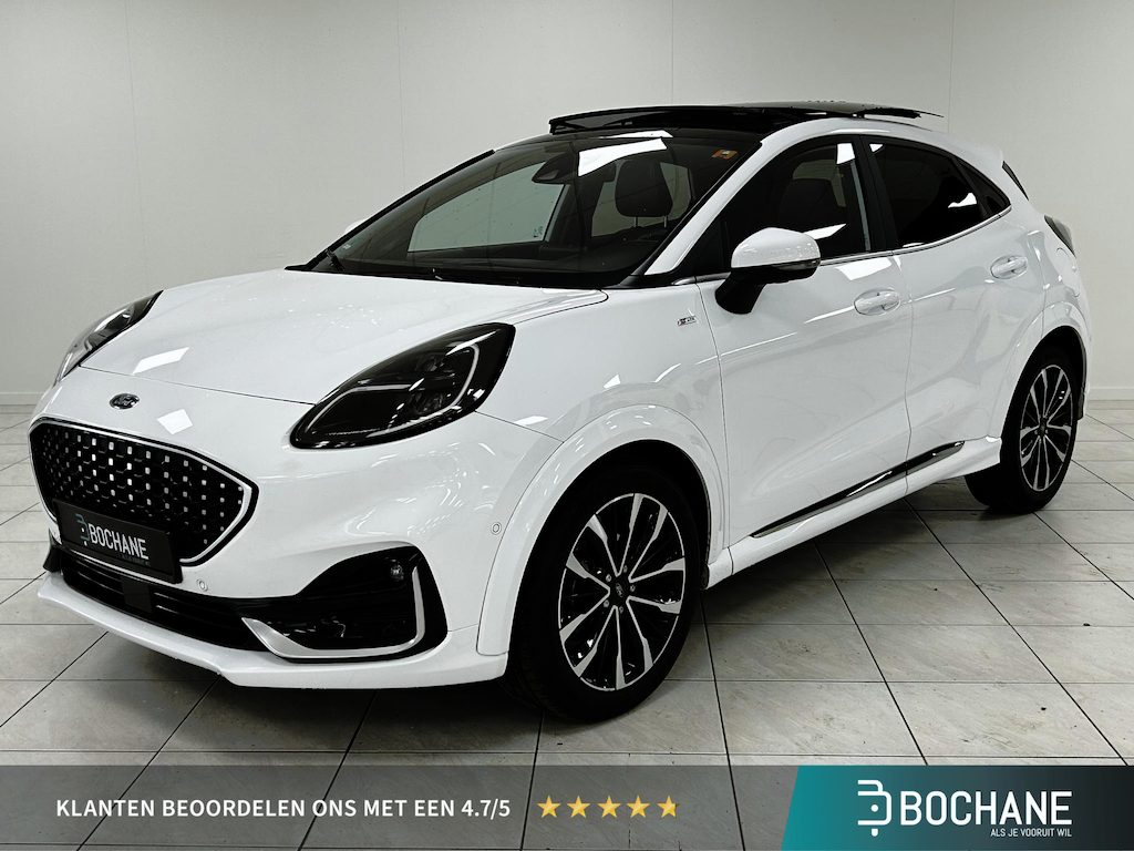 Ford Puma 1.0 EcoBoost 155 Hybrid ST-Line Vignale | PANO | TREKHAAK | LEDER |