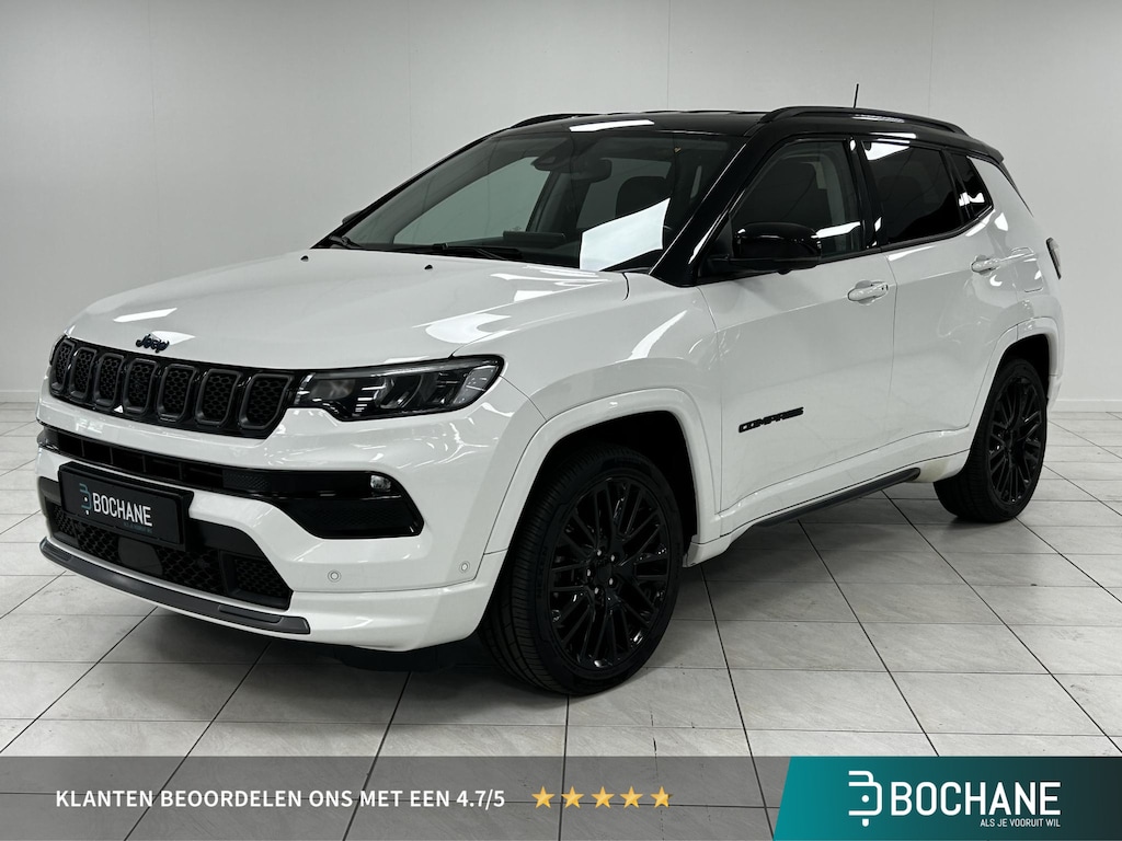 Jeep Compass 4xe 240 Plug-in Hybrid Electric S NAVIGATIE | RONDOM ZICHT CAMERA | LEDEREN BEKLEDING | ELEKTRISCHE ACHTERKLEP