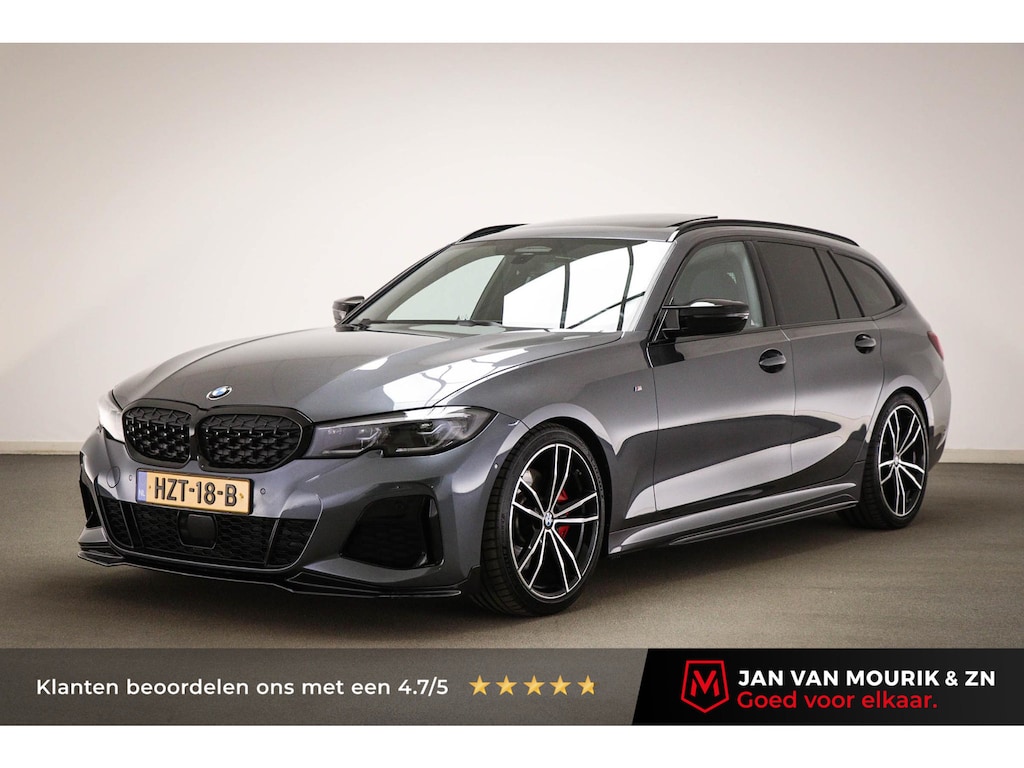BMW 3-Serie Touring M340i xDrive High Executive | DRIVING PROFESSIONAL PACK | LASER LED | PANORAMADAK | HEAD UP | STUURVERWARNING | EIBACH | CAMERA | 19"