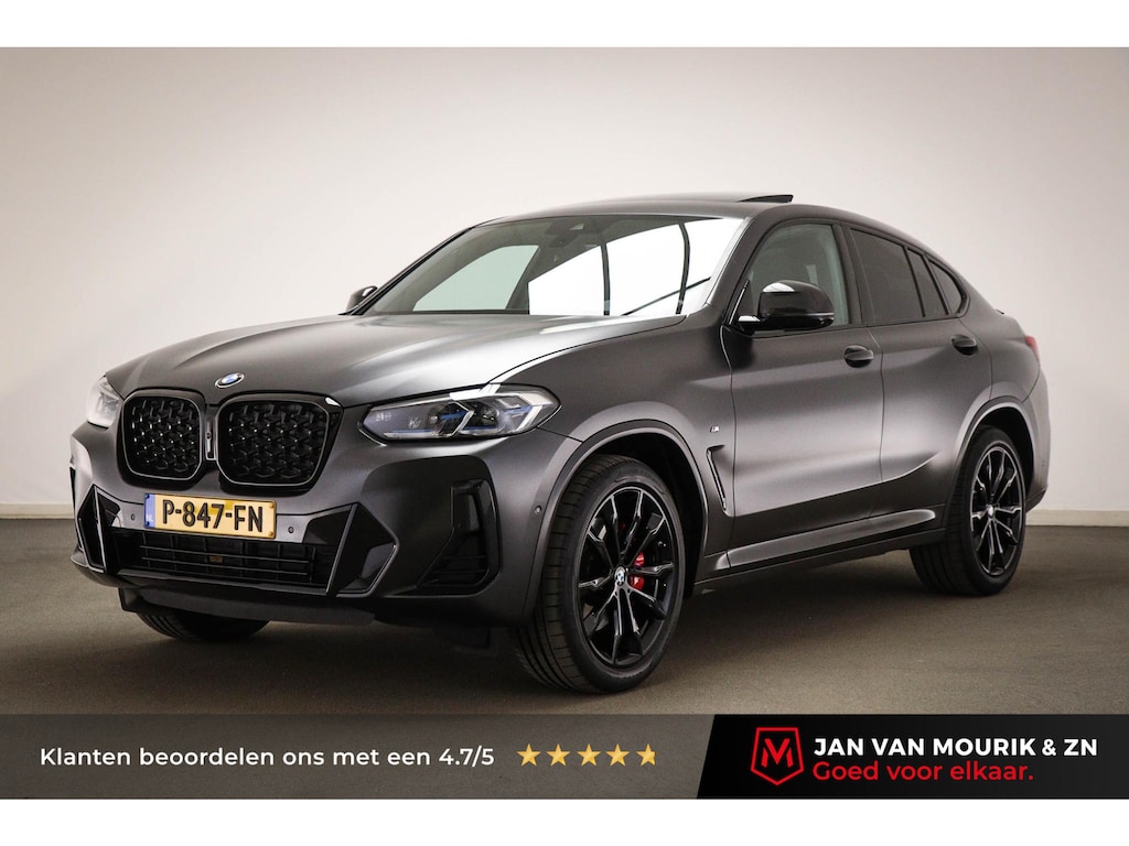 BMW X4 xDrive20i High Executive M-Sport | SAFETY- PACK | PANORAMADAK | CARBON | HEAD UP | LASER LED | 20" | MAT ZWART |
