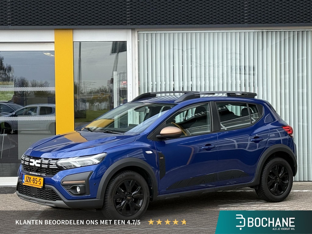 Dacia Sandero TCe 90 Stepway Extreme | Navigatie | Achteruitrijcamera | Climate Control | Stoelverwarming | Dodehoek detectie | LED | DAB | Cruise Control | Lichtmetaal |