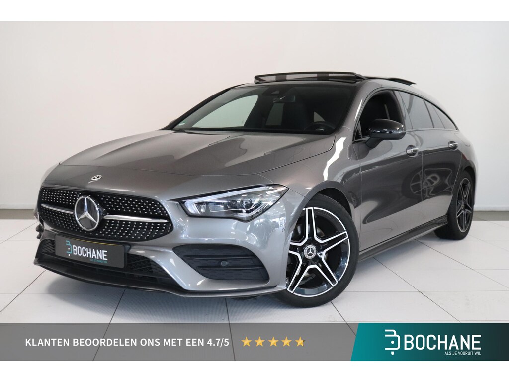 Mercedes-Benz CLA Shooting Brake 180 AMG Line | Panoramadak | 18"Lichtmetaal | Trekhaak | Stoelverwarming |