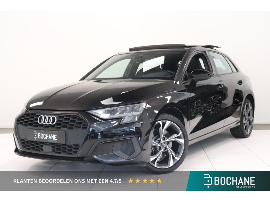 Audi A3 Sportback 40 TFSI e S Edition | S-Line | SoH 96% | Panoramadak | Lederen bekleding | 18" Lichtmetaal | Camera |