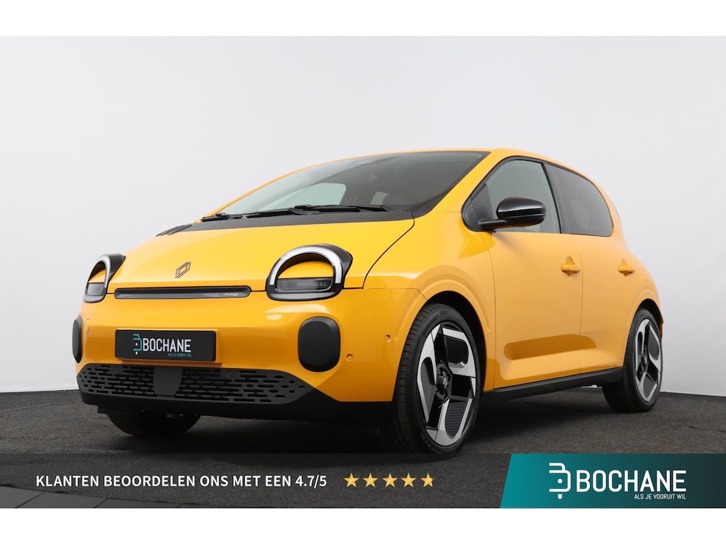 Renault Twingo urban range techno 27.5 kWh | Demo | Pack Privilége | 18" Velgen | Jaune Mango! |