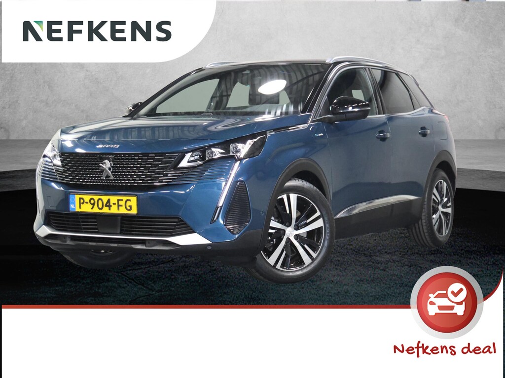 Peugeot 3008 225PK HYbrid GT | FOCAL | Glazen dak | AppleCarPlay/AndroidAuto | Adaptive Cruise Control | 360'Camera | Climate Control | Night Vision | Dodehoekdetectie | AUTOMAAT | Sfeerverlichting | Virt.Cockpit | Keyless | Isofix | Privacy Glass | Parkeersensoren |