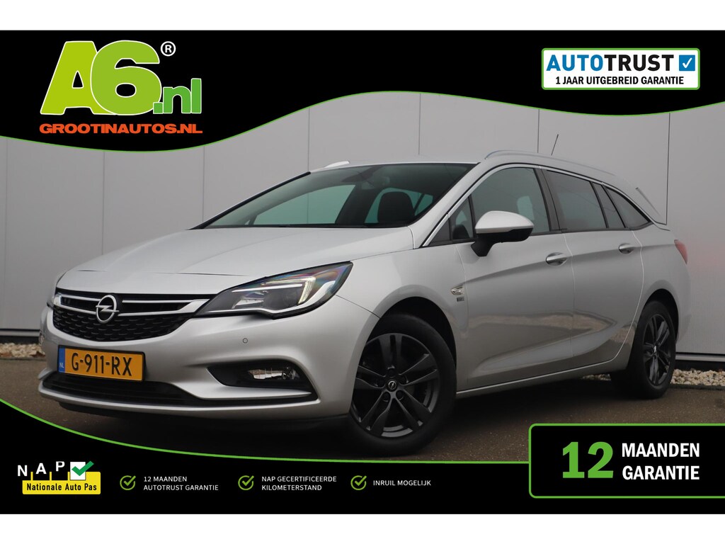 Opel Astra Sports Tourer 1.0 Turbo 120 Jaar Edition 16 inch Navigatie Carplay Android Clima Cruise Parkeersensor Getint Glas