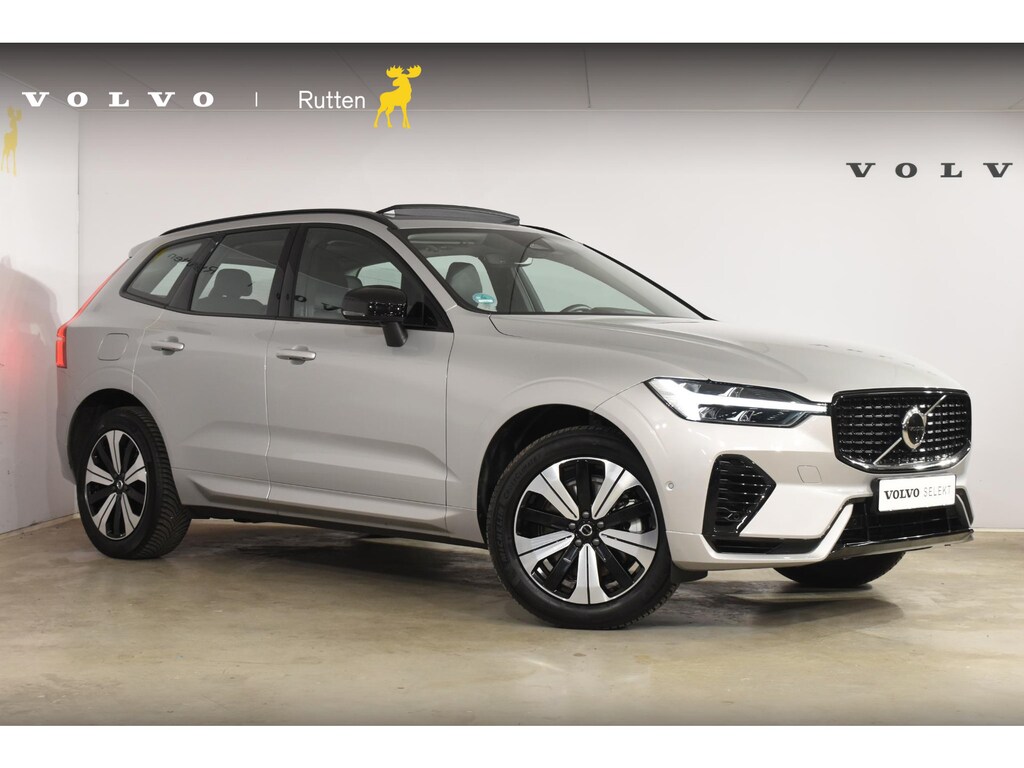 Volvo XC60 T6 350PK Automaat Plug-in Hybrid AWD Plus Dark / Navigatie / 360 Camera / Adaptieve Cruise Control / Stuur & Stoelverwarming / Stoelverwarming achter / Elektr. Achterklep / Schuifdak / Trekhaak