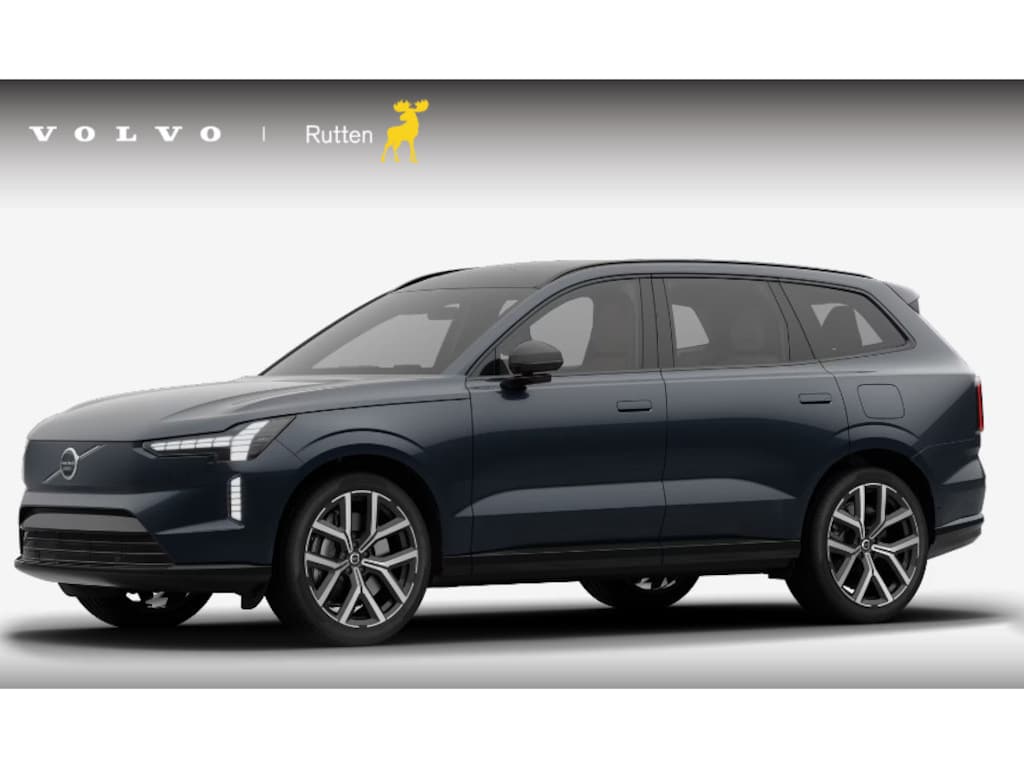 Volvo EX90 456PK Automaat Twin Motor 456PK Ultra 7p. 111 kWh / Panoramadak / Luchtvering / Head-up display / Stoelverwarming en stuurwielverwarming / Massagestoelen / Memory seats / Adaptive cruise control / 360 Camera / elektrische achterklep
