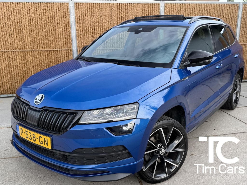 Skoda Karoq 1.5 TSI ACT Sportline Business Automaat Panoramadak | Trekhaak uitklapbaar | Adaptieve cruise control | Stoelverwarming | Climate control | LED verlichting | Canton audio | Apple CarPlay/Android Auto | Achteruitrijcamera