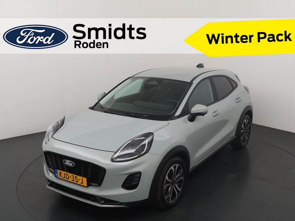 Ford Puma EcoBoost Hybrid 125pk Titanium | Winterpack | Adapt. Cruise | Dodehoek detectie | 360 Camera | All-season banden | Fabr. Gar. t/m 04-2029 |