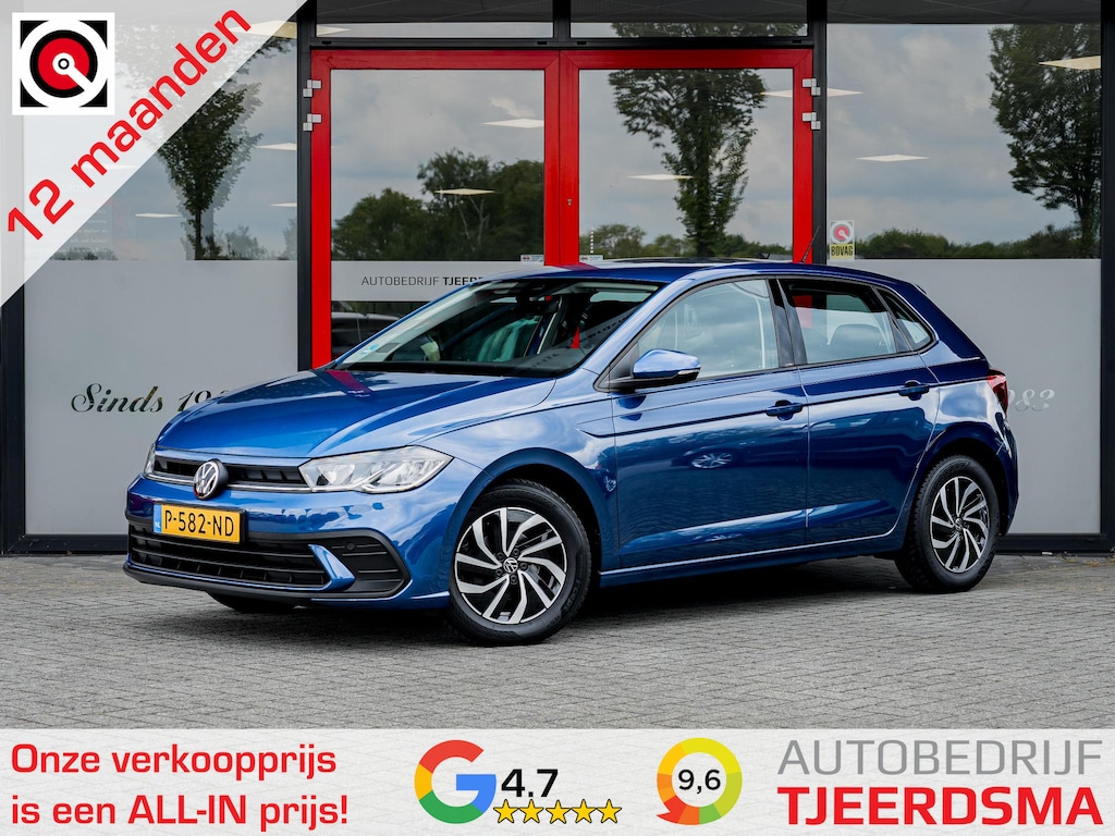 Volkswagen Polo 1.0 TSI Life | Origineel Nederlands | Navigatie | Apple Carplay | Android Auto | Adaptieve Cruise Control | Airco | Metallic Lak | Lichtmetalen Velgen | LED Koplampen | DAB+ | 95PK |