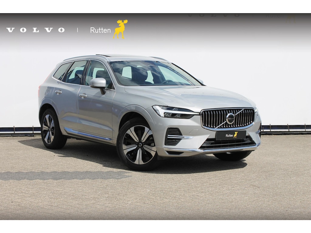 Volvo XC60 T6 350PK Long Range Plug-in hybrid AWD Plus Bright Panoramisch schuif-kanteldak / Google infotainment / Lederen bekleding / Parkeersensoren voor en achter met parkeercamera / Road Sign information / Cruise Control