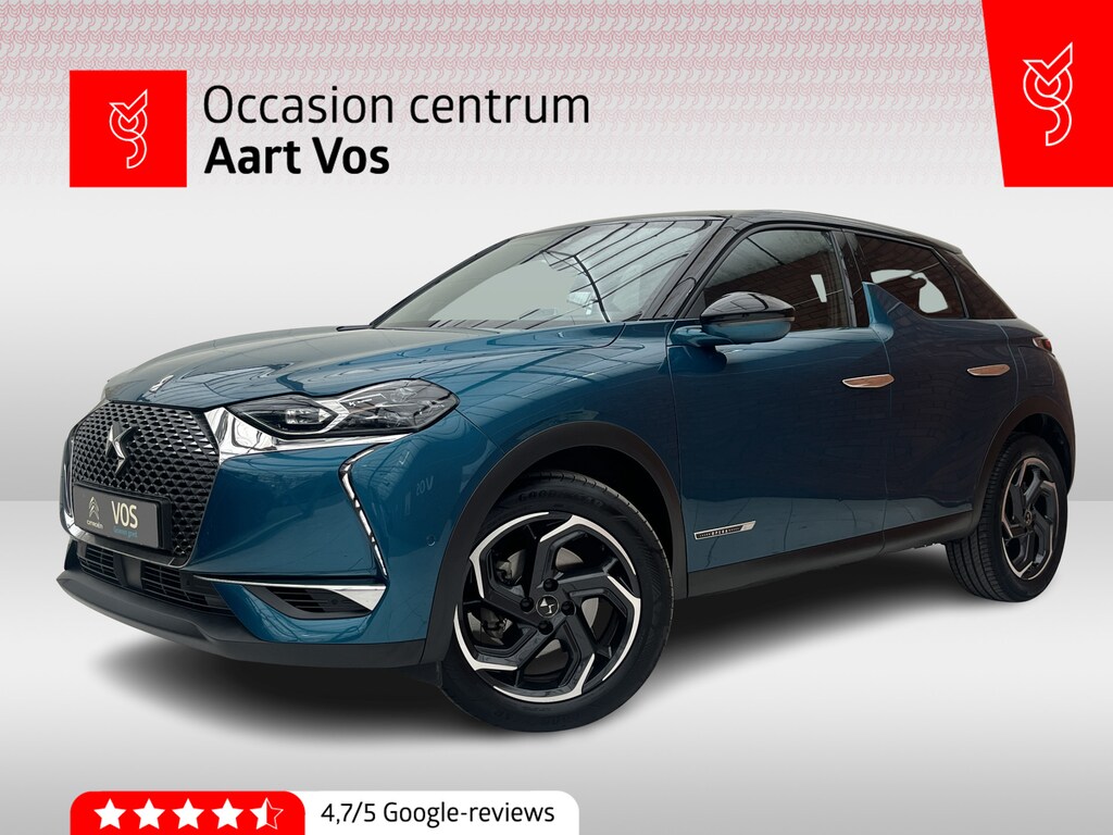 DS 3 Crossback PureTech 130 EAT8 Automaat Grand Chic | Stoelverwarming | Leder | Adaptive Cruise Control | Head-up display | Keyless | Elektrisch verstelbare stoelen |