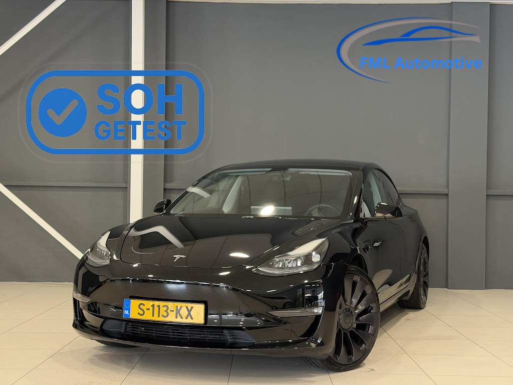 Tesla Model 3 Long Range AWD 75 kWh | Performance wielen | SOH 93,9% |
