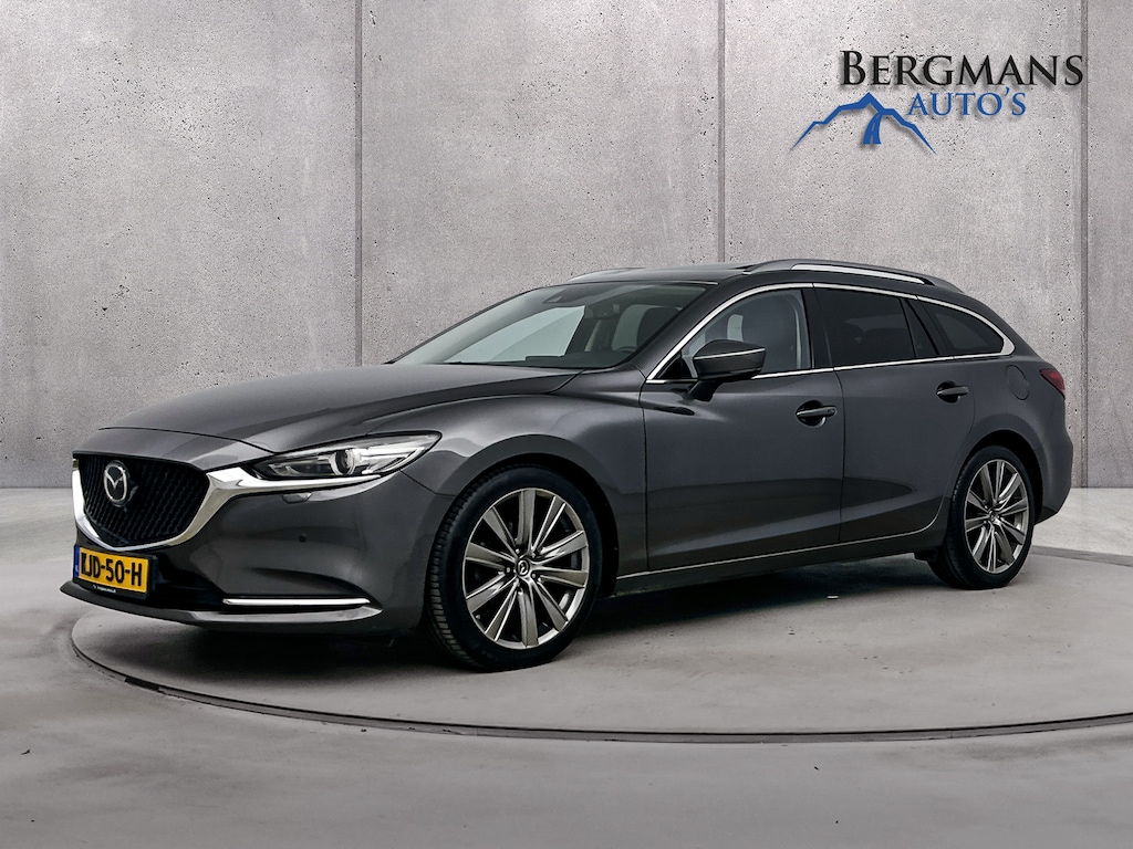 Mazda 6 Sportbreak - 2.0 SkyActiv-G 165 Luxury // DEALERONDERHOUDEN // SCHUIFDAK // LEDER // STOELVENTILATIE //