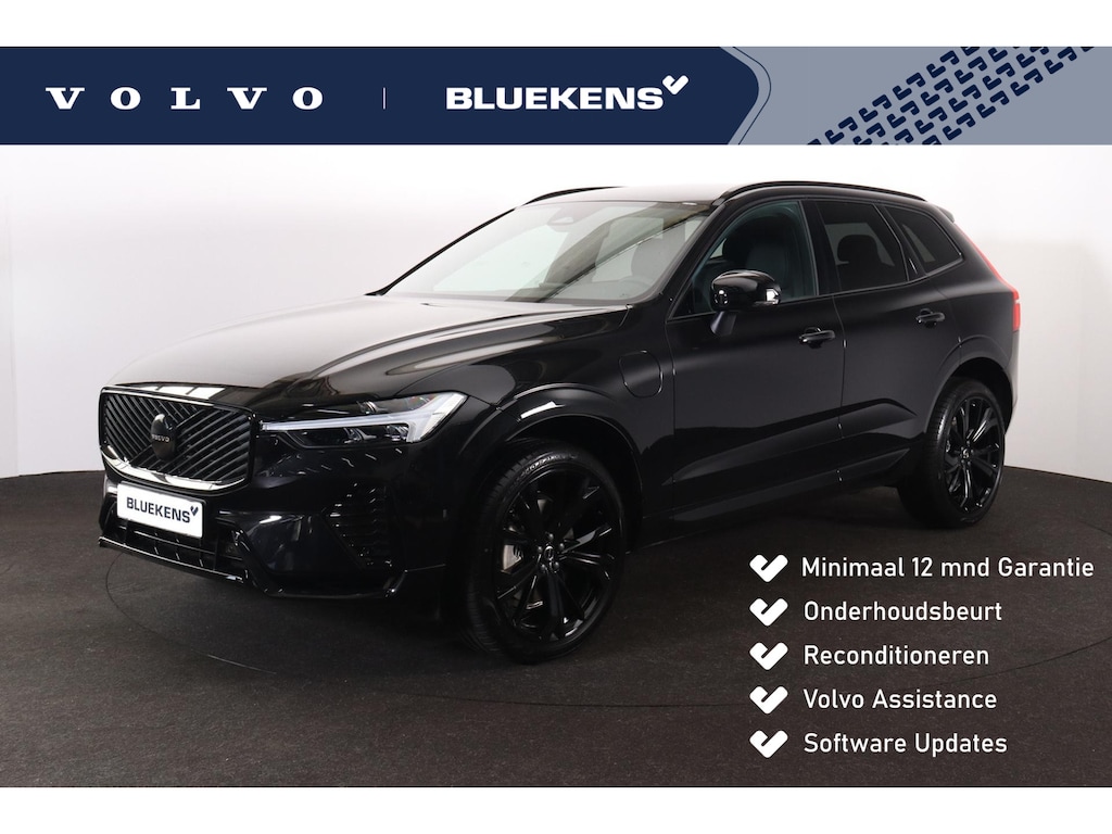 Volvo XC60 T6 Recharge AWD Plus Dark - IntelliSafe Assist & Surround - Harman/Kardon audio - Parkeercamera achter - Verwarmde voorstoelen, stuur & achterbank - Parkeersensoren voor & achter - Elektr. bedienb. voorstoelen met geheugen - Draadloze tel. lader - Extra getint glas - Inklapbare trekhaak - 21' LMV
