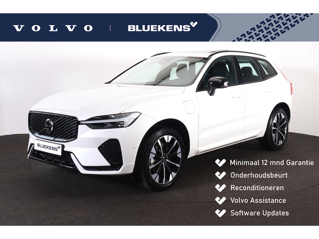 Volvo XC60 T6 Recharge AWD Ultra Dark - Panorama/schuifdak - IntelliSafe Assist & Surround - 360º Camera - Harman/Kardon audio - Adaptieve LED koplampen - Verwarmde voorstoelen, stuur & achterbank - Parkeersensoren voor & achter - Elektr. bedienb. voorstoelen met geheugen - Head up display - Draadloze tel. lader - Inklapbare trekhaak - 20' LMV