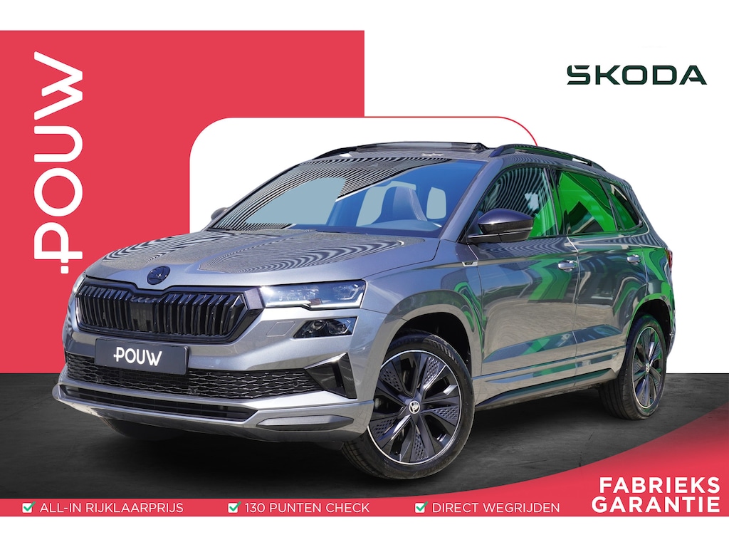 Skoda Karoq 1.5 TSI 150pk DSG ACT Sportline Business | Panoramadak | Trekhaak | Stuur/Stoelverwarming | Adaptive Cruise