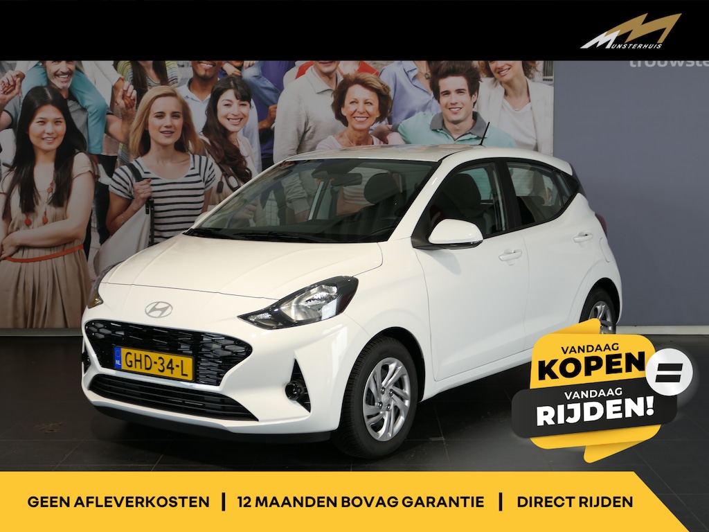 Hyundai i10 1.0 Comfort - Occasion Lease vanaf €314 p/m - Apple carplay/ Android auto - Cruise - Radio - Airco