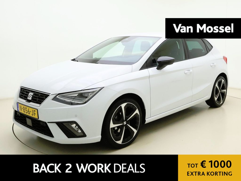 SEAT Ibiza 1.0 EcoTSI FR Business Intense | Half Leder | Beats Audio | Stoelverwarming | Camera | LED Koplampen | Apple Carplay / Android Auto | Virtual Cockpit |