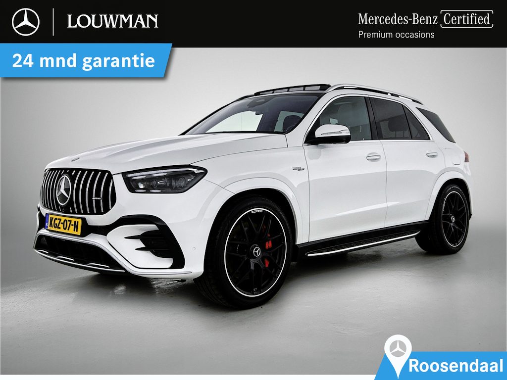 Mercedes-Benz GLE Mercedes-AMG 53 Hybrid 4MATIC+ | Trekhaak | Panoramadak | Distronic | Burmester® | Head up Dsplay | Airmatic | Memory | Inclusief 24 maanden Mercedes-Benz Certified garantie voor Europa.