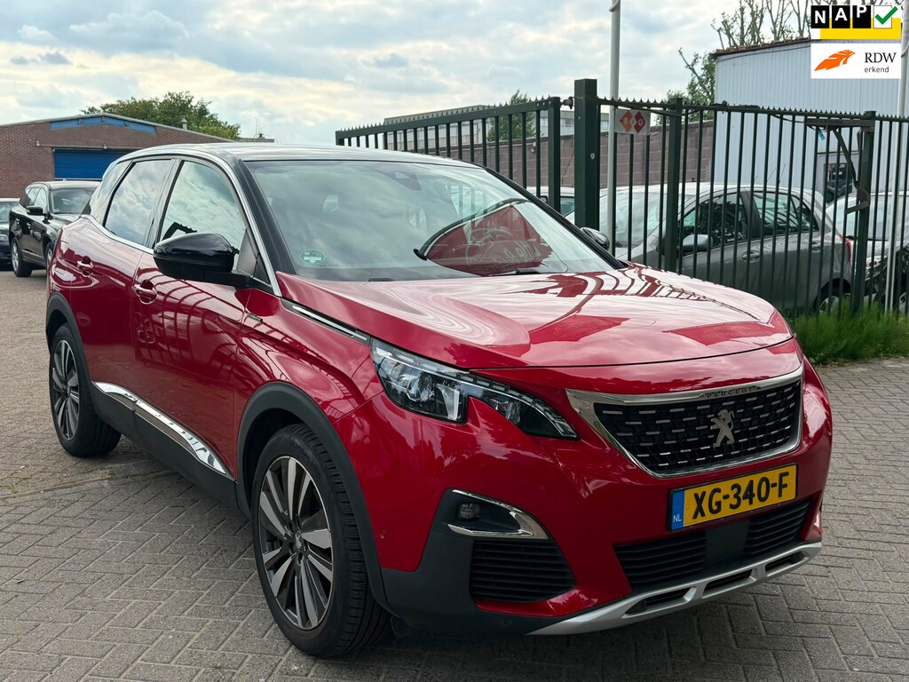 Peugeot 3008 1.2 PureTech GT Line Deler onderhouden 360 graden camera achteruit camera carplay dodehoekdetectie trekhaak