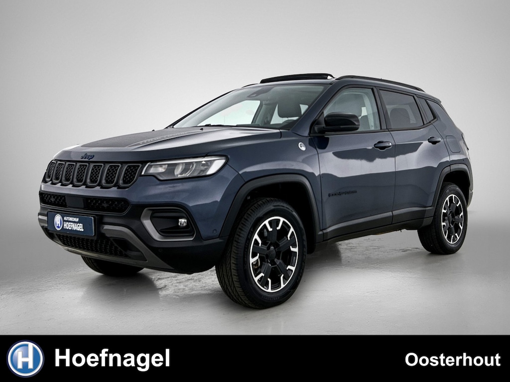 Jeep Compass 4xe 240 Plug-in Hybrid | Automaat | Adaptive Cruise | Camera | Navigatie | Leder | Panoramadak | BTW