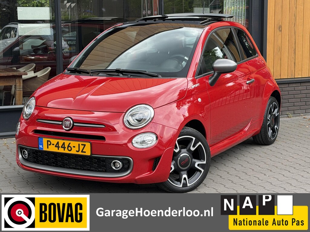 Fiat 500 1.0 Hybrid Sport Pano/ Schuifdak, Carplay, Beats, Garantie