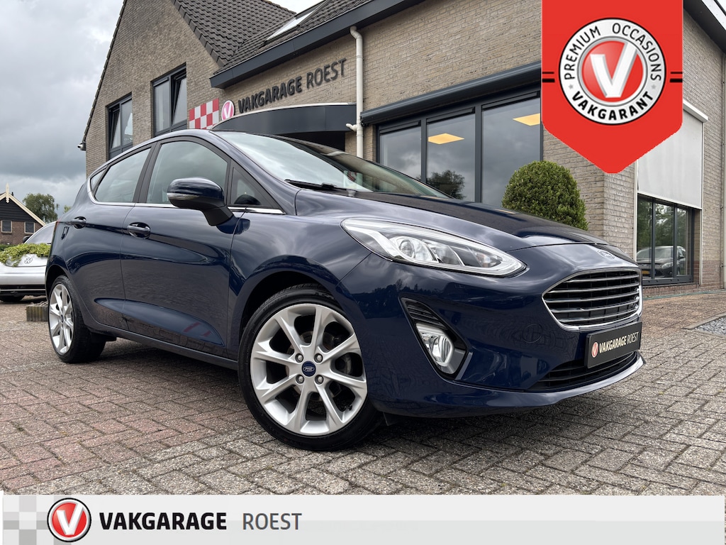 Ford Fiesta 5DRS 1.0 Turbo Automaat Titanium X Carplay / Full LED / 17" LM-Velgen