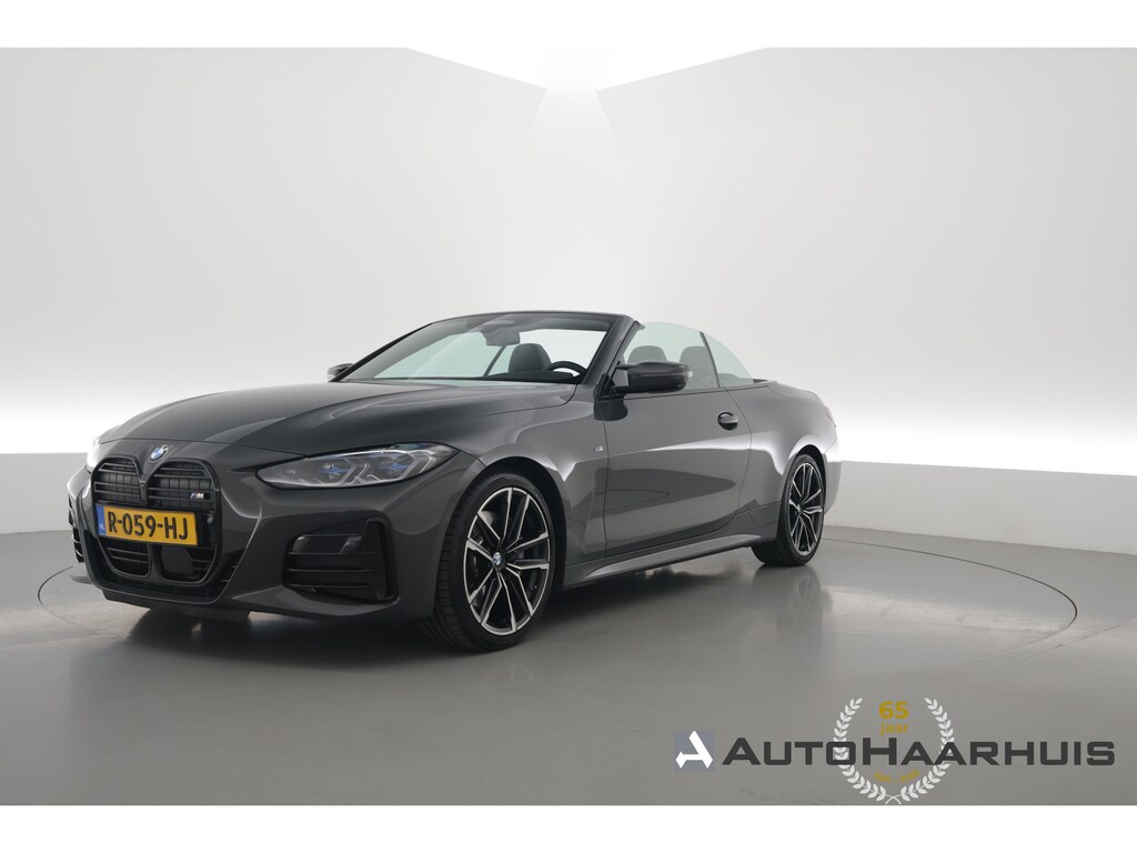 BMW 4-Serie Cabrio M440i xDrive 374pk | HUD | Laser | Stoel/Stuur/nekverw. | Elek. Trekhaak | 360cam | Leder | Adapt. Cruise
