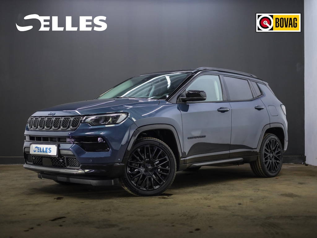 Jeep Compass 4xe 240 Plug-in Hybrid Electric S | SOH 90,2% | Lederen bekleding | Camera
