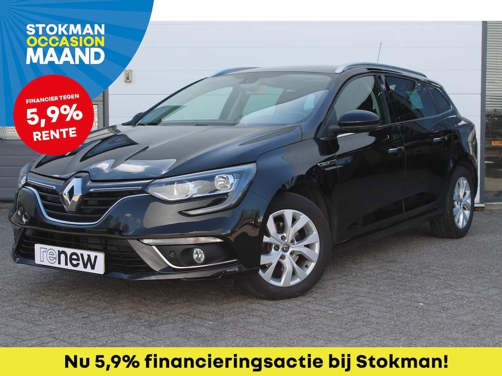 Renault Megane Estate 1.3 TCe 115 PK Limited | Parkeersensoren | ECC | NAVI | 1.700 kg trekgewicht