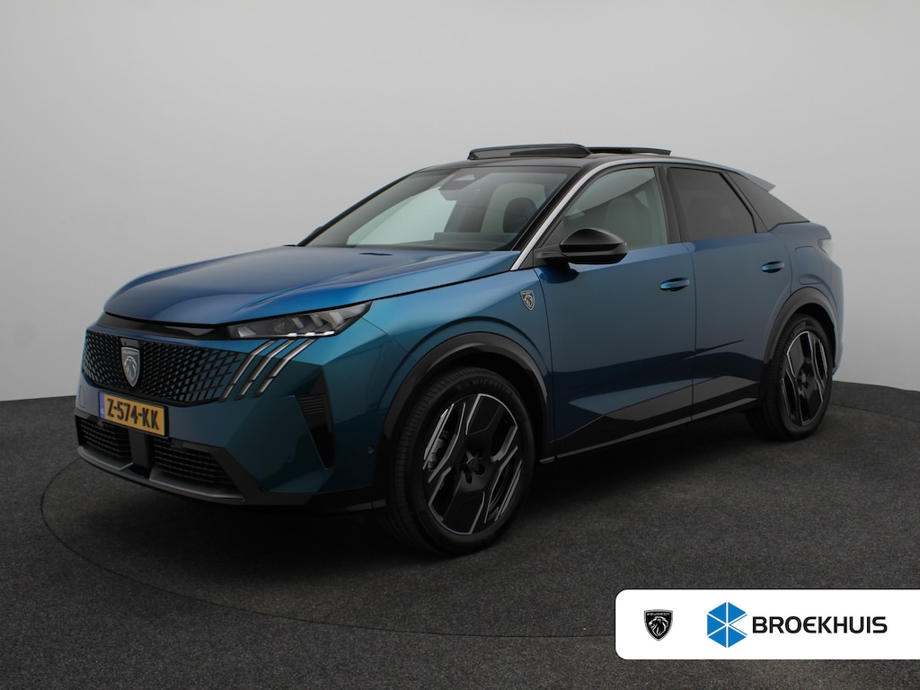 Peugeot E-3008 GT 73 kWh Panoramadak | 360 Graden Camera | Adaptieve Cruise Control | Drive Assist | Lederen Bekleding | Stoelverwaring en Ventilatie | Dodehoekbewaking | Matrix LED | Draadloze Carplay