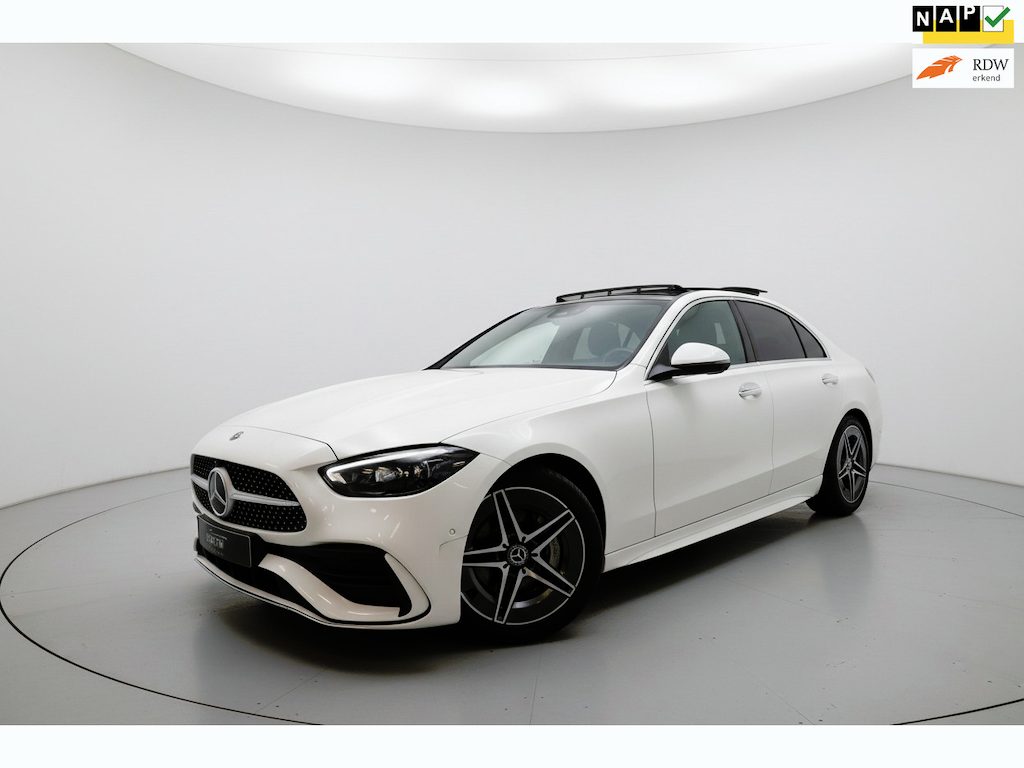 Mercedes-Benz C-klasse 180 AMG PANO MEMORY HUD 360 NAP