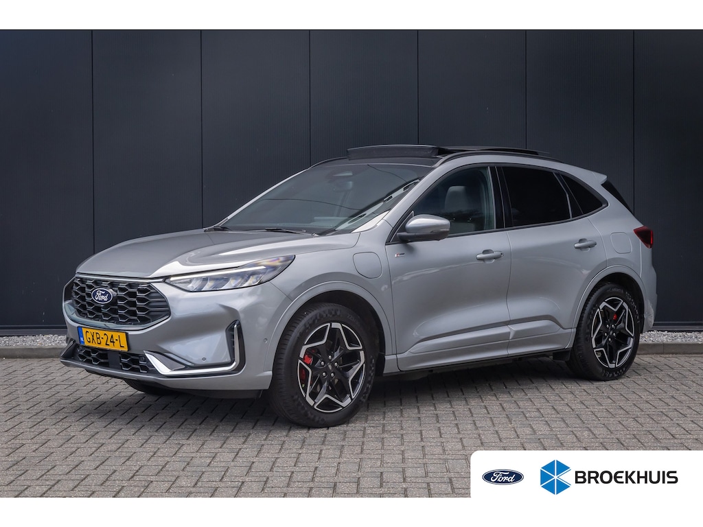 Ford Kuga 2.5 PHEV ST-Line X | Panoramadak | Adaptieve cruise | 360 Camera | AGR | Dodehoek detectie | Winter-pack | Elc. achterklep | Keyless