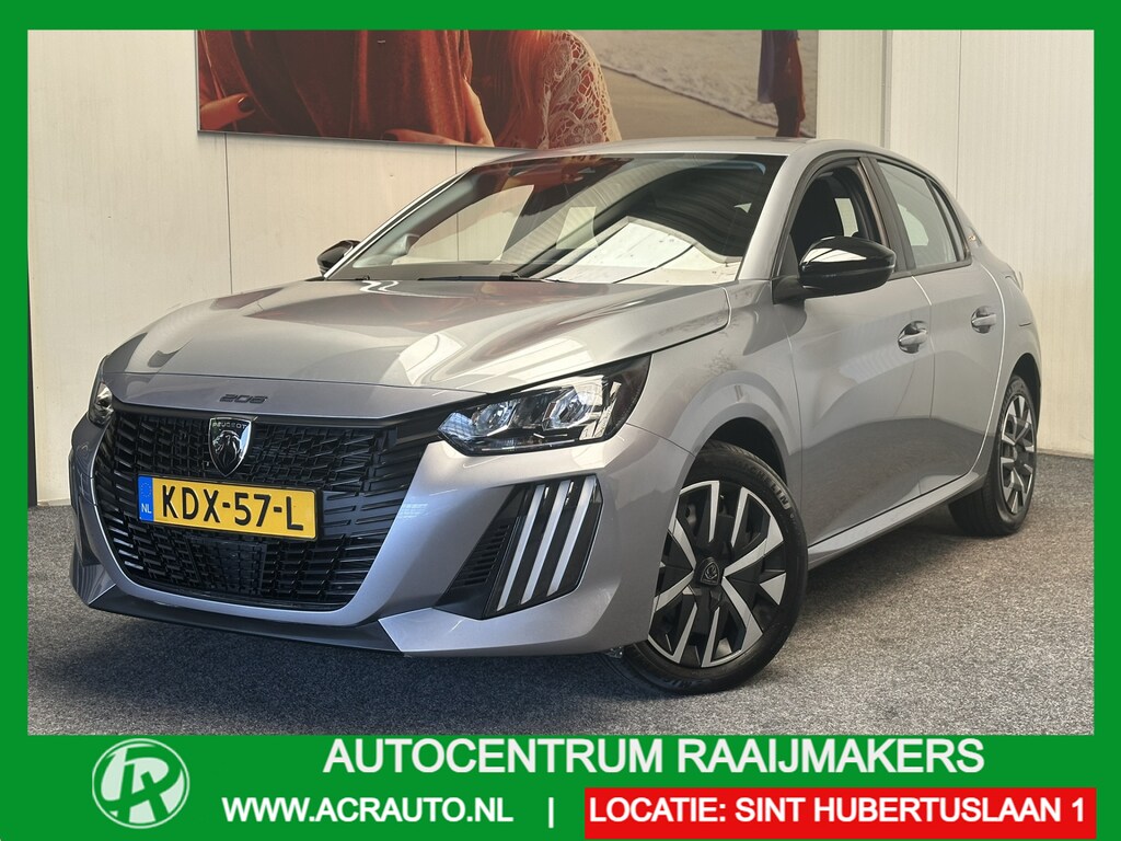 Peugeot 208 1.2 STYLE 100PK MODEL 2025 NAVIGATIE CRUISE CONTROL APPLE CARPLAY/ANDROID AIRCO  BLUETOOTH TELEFOON RIJSTROOKSENSOREN PDC ZEER MOOI !!