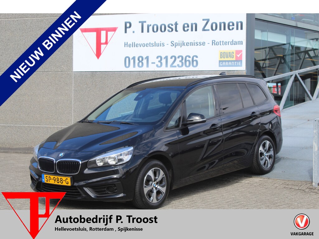 BMW 2-Serie Gran Tourer 216d 7p. *Meeneemprijs*APK t/m 24-05-2026/Navigatie/Cruise control/Climate control/Bluetooth/Elektrische achterklep/Lichtmetalen velgen.