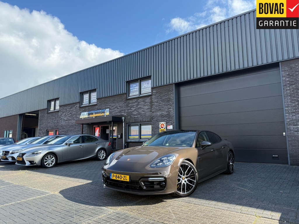 Porsche Panamera 2.9 4 E-Hybrid Platinum Edition | 2E EIGENAAR | 3/6/12MND GARANTIE | ACC | PANO | HUD | CARPLAY | SFEER | 360 CAMERA | BOMVOL | SOFTCLOSE |