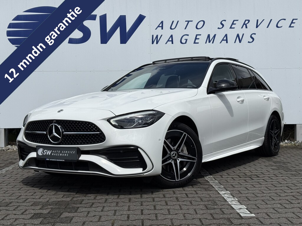 Mercedes-Benz C-klasse Estate 300 e AMG Line | Pano | Trekhaak | Distronic | Memory | 360* Camera